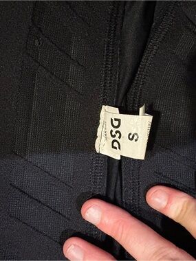 DSG Black Textured Knit Shorts